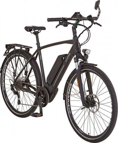 Prophete Entdecker 20.ETT.10 Trekking E-Bike 28" AEG SpeedDrive Schwarz Matt 500W / 100NM / 614Wh