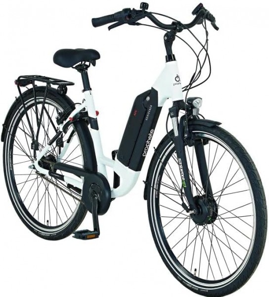 Prophete Geniesser 22.EMC.20 City E-Bike 28 Zoll Weiß 250W / 40NM / 374Wh