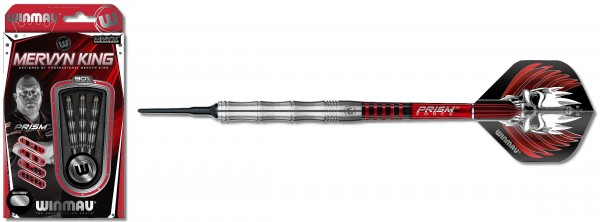 Winmau Softdarts Mervyn King silver colour 2046 - 18g