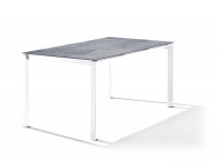 Sieger Exclusiv Lofttisch Polytec Tischplatte zement/graphit + Rundrohr-Gestell eisengrau Sieger Exclusiv Lofttisch Polytec Tischplatte zement/graphit + Rundrohr-Gestell eisengrau