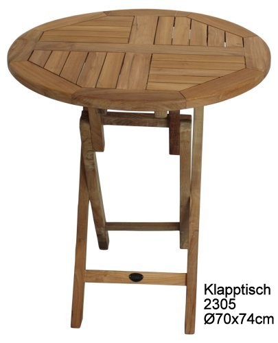 ZEBRA Klapptisch POKER Teak