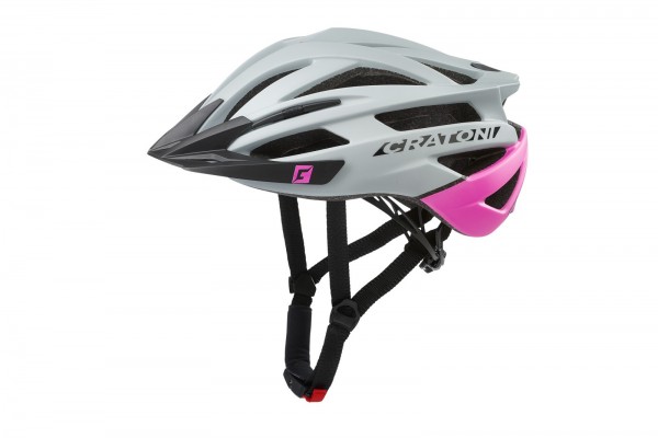 Cratoni Fahrradhelm Agravic grey-pink matt