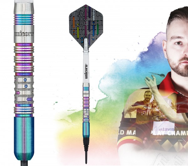 Unicorn Dimitri van den Bergh Code Player Soft Darts | 22 Gr.