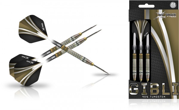 XQ MAX Gibli 90% Tungsten Dartset Steeltip
