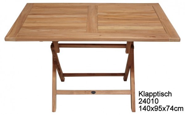 ZEBRA Klapptisch POKER Teak