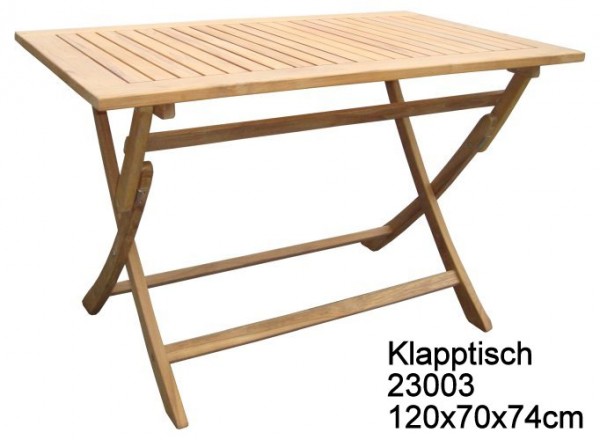 ZEBRA Klapptisch POKER Teak