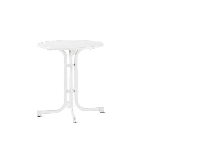 Sieger Boulevard-Klapptisch – 120x80 Cm, Vivodur-Platte In Schieferdekor Mocca, Champagner Gestell