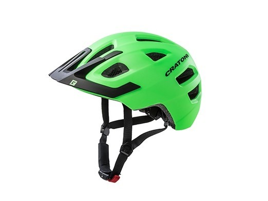 Cratoni Fahrradhelm Maxster Pro lime-black matt