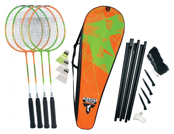 Talbot Torro Badminton 4er-Set Attacker Plus 449406