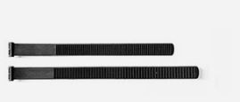 ATERA Rastbänder Set 4 Stück 300 mm Passend für Reifen bis 3 Zoll Breite schwarz