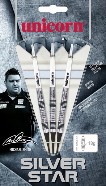 Unicorn Silver Star Michael Smith Soft Darts