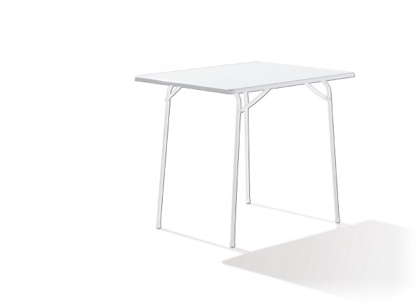 Sieger Camping-Klapptisch mit mecalit-pro Dekorplatte