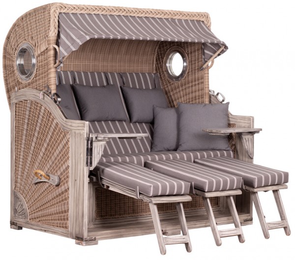 deVries Strandkorb Pure Albatros PE