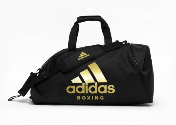 Adidas Sporttasche 2in1 Polyester BOXING schwarz/gold Gr. M