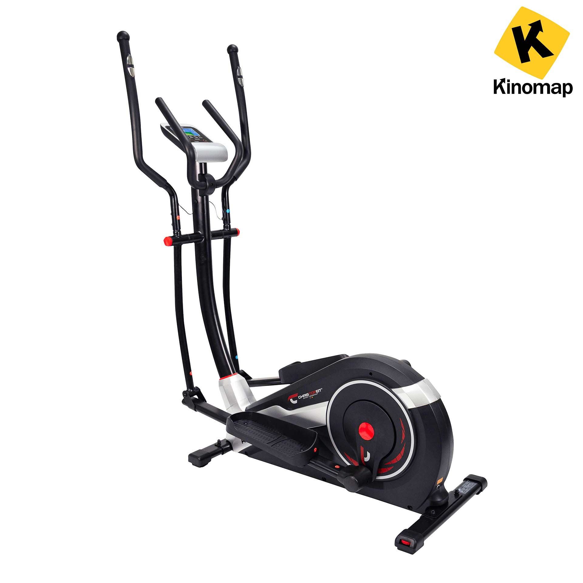 Christopeit Ergometer Crosstrainer | mit Homefitness AX Kinomap-App Crosstrainer/Ellipsentrainer | Fitness Crosstrainer | | 8000