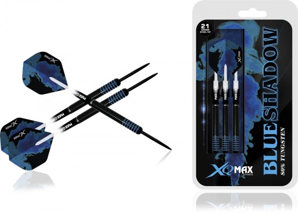 XQ MAX Blue Shadow 80% Tungsten Dartset Steeltip
