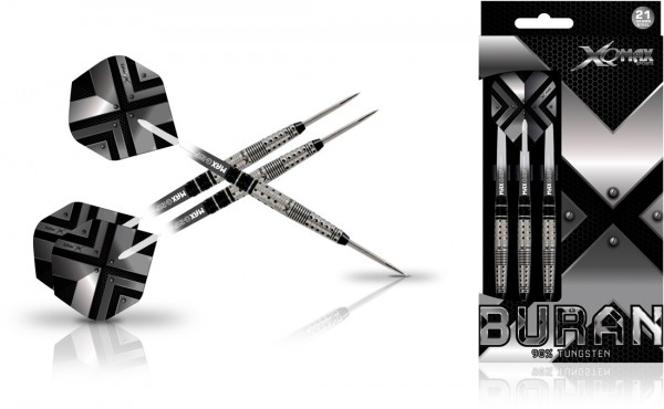 XQ MAX Buran 90% Tungsten Dartset Steeltip