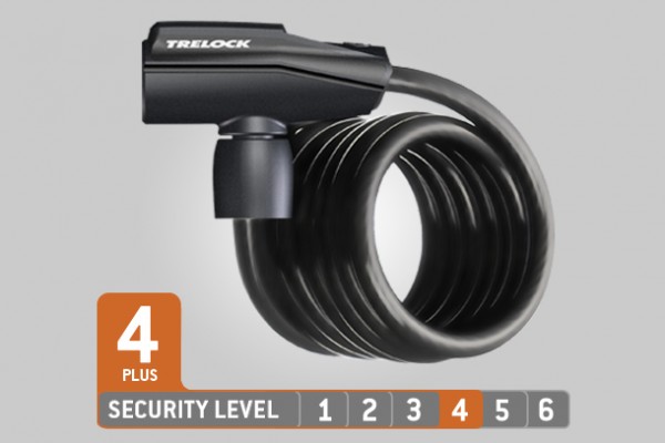 Trelock Spiralkabelschloss SK 460