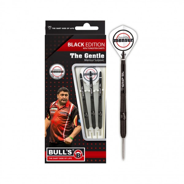 BULL'S Champions Mensur Suljovic Black-Edition Steel Dart