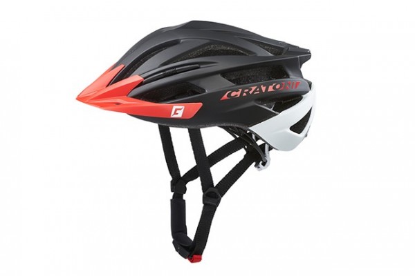 Cratoni Fahrradhelm Agravic black-red matt