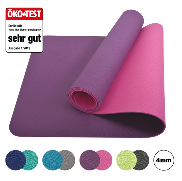 Schildkröt Yogamatte Bicolor im Carrybag (183x61x0,4cm)