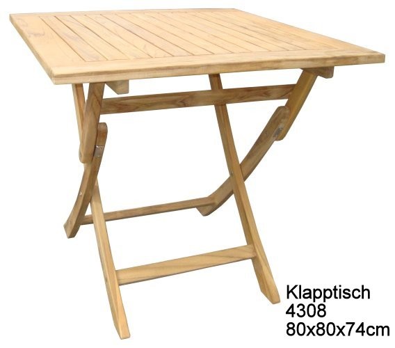 ZEBRA Klapptisch POKER Teak