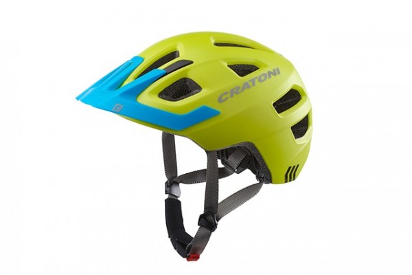 Cratoni Fahrradhelm Maxster Pro lime-blue matt