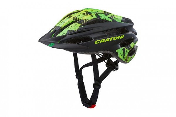 Cratoni Fahrradhelm Pacer Jr black-lime