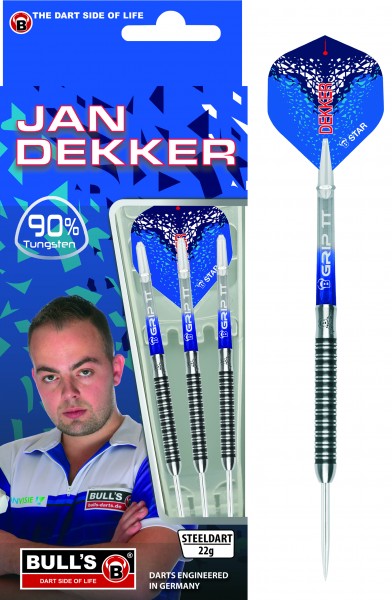 BULL'S Jan Dekker Original, Steeldart, 90% Tungsten, 22g