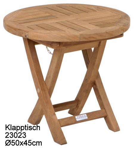 ZEBRA Klapptisch POKER Teak