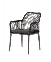 Sieger Malta Dining Sessel Aluminium/Eisengrau Sieger Malta Dining Sessel Aluminium/Eisengrau