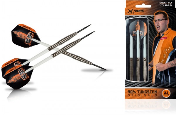 XQ Max Benito van de Pas original 90% Tungsten Steel Darts