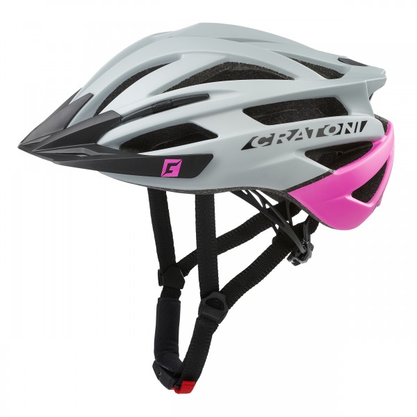 Cratoni Fahrradhelm Agravic grey-pink S-M (54-58cm)