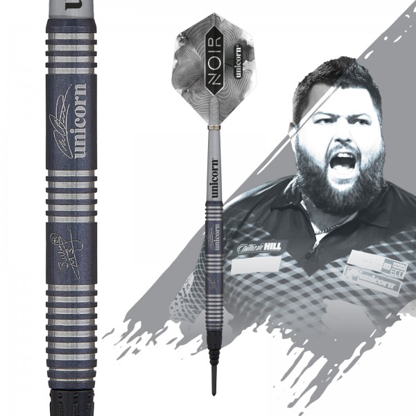 Unicorn Soft Dart Michael Smith Noir Organic Darts Presentation Box